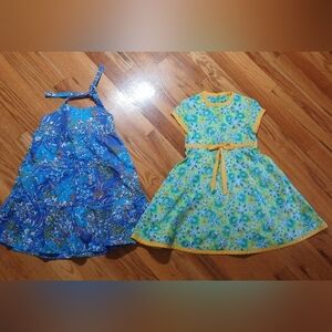 Cotton Handmade Dresses Girl Size 3-4